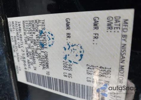 2020 Nissan Altima S Fwd from USA, damaged, VIN 1N4BL4BV7LC258864